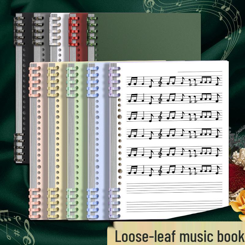 B5 Spiral-Bound Loose-Leaf Notebook: Five-Line Staff for Beginners, Students, and Children – Ideal for Piano Music Theory
B5 Spiral-Bound Loose-Leaf Notebook: Five-Line Staff for Beginners, Students, and Children – Ideal for Piano Music Theory