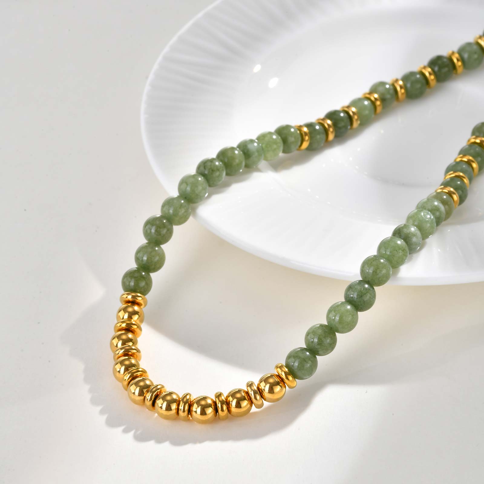 Unique Colored Natural Stone Necklace,Women s Stainless Steel OT Buckle Bead Chain Necklaces,Fashion Jewelry Gifts
Unique Colored Natural Stone Necklace,Women s Stainless Steel OT Buckle Bead Chain Necklaces,Fashion Jewelry Gifts