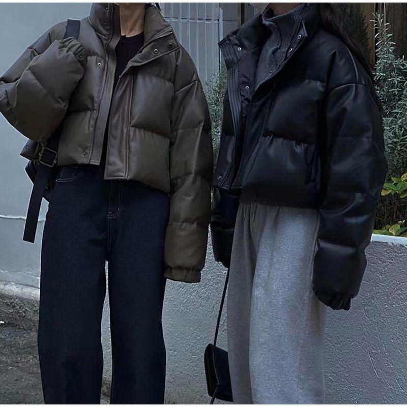 Женское холодное толстое короткое пальто с кожаной подкладкой и воротником-стойкой, зима 2023, однотонное, свободная молния и пуговицы, женская теплая куртка, уличная одежда
Женское холодное толстое короткое пальто с кожаной подкладкой и воротником-стойкой, зима 2023, однотонное, свободная молния и пуговицы, женская теплая куртка, уличная одежда