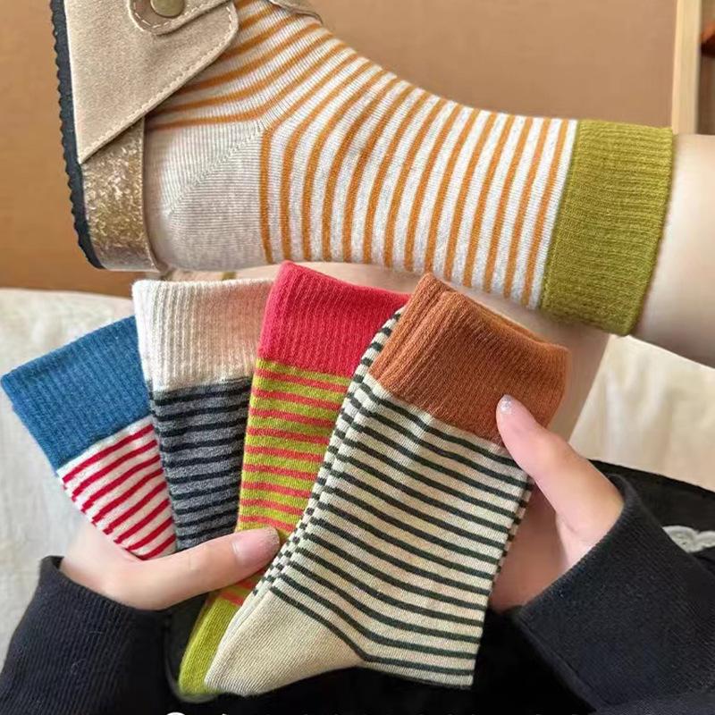 Striped Socks for Women In Spring and Autumn, Mid-calf Striped Stack Socks, Retro Ins Trendy Autumn and Winter Long Socks 1pairs жовтий
Striped Socks for Women In Spring and Autumn, Mid-calf Striped Stack Socks, Retro Ins Trendy Autumn and Winter Long Socks 1pairs жовтий