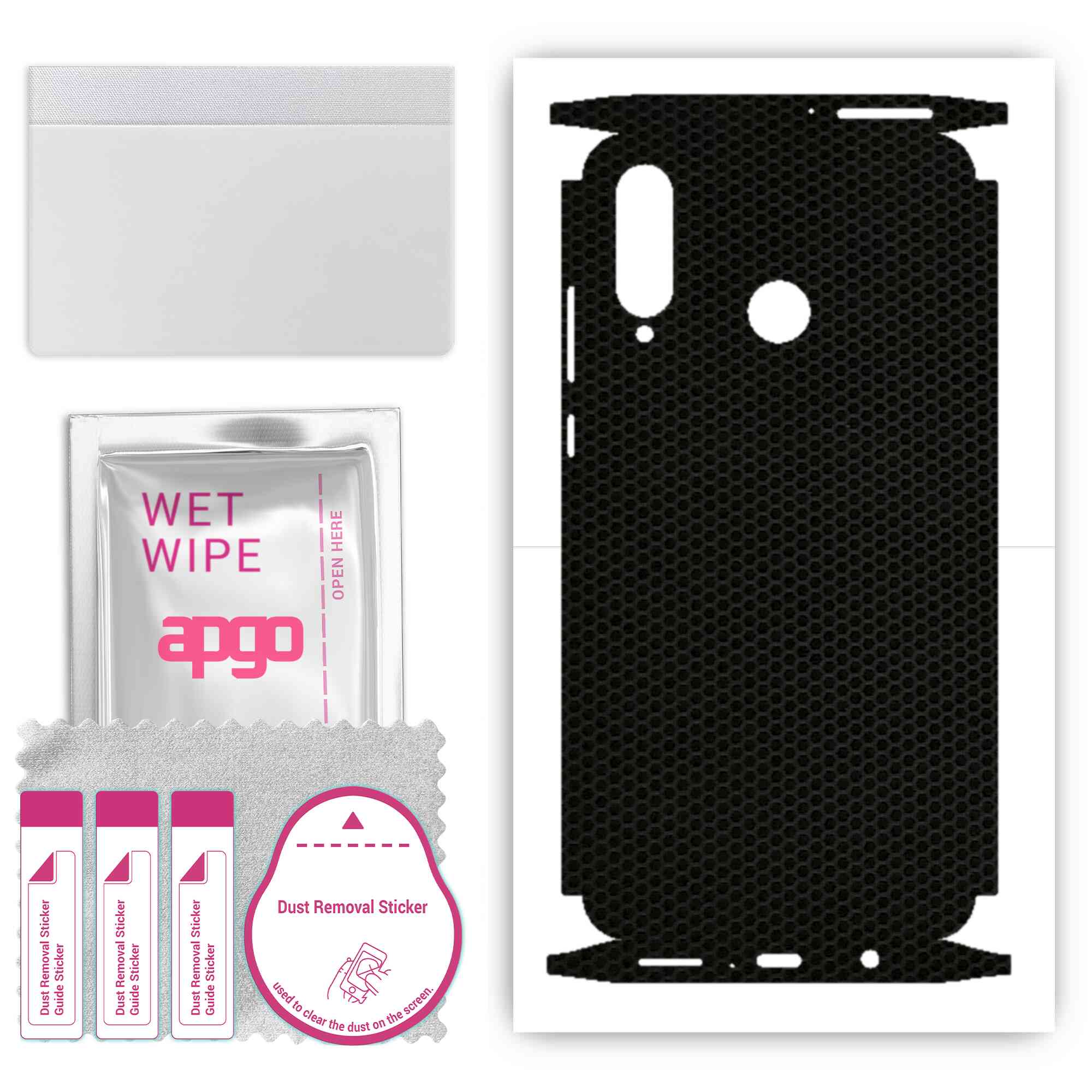 Apgo Protective Skin Sticker for the back+sides compatible with Huawei P30 lite, Full Wrap Film, Foil, Vinyl - Pattern Matrix
Apgo Protective Skin Sticker for the back+sides compatible with Huawei P30 lite, Full Wrap Film, Foil, Vinyl - Pattern Matrix