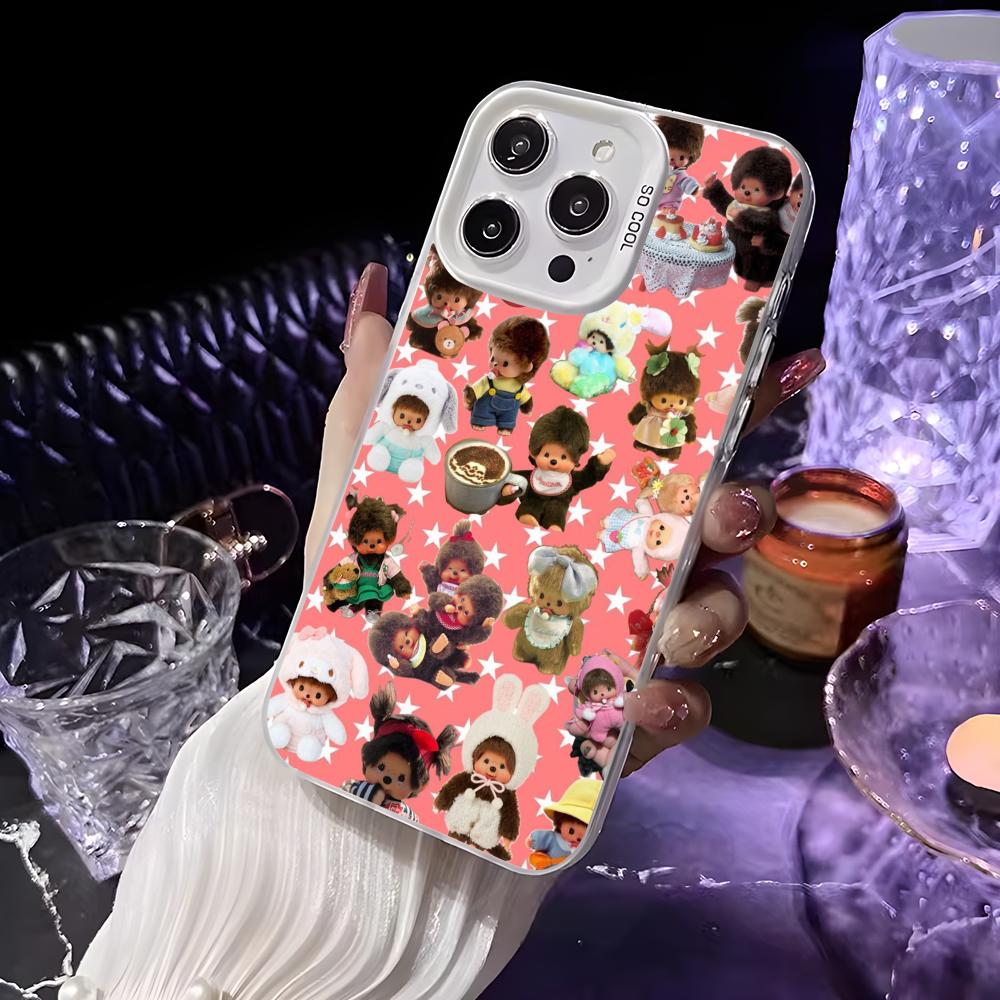 Cute Cartoon M-Monchhichi Phone Case For iPhone 16 15 14 13 12 11 Pro Max White Matte Laser Metallic Aurora Funda iPhone13
Cute Cartoon M-Monchhichi Phone Case For iPhone 16 15 14 13 12 11 Pro Max White Matte Laser Metallic Aurora Funda iPhone13