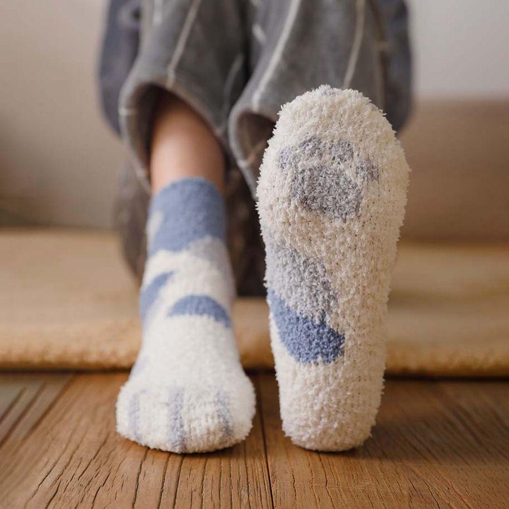 Warm Stripe Printing Girls Sweet Coral Fleece Socks Mid-tube Socks Female Hosiery Cute Floor Socks E
Warm Stripe Printing Girls Sweet Coral Fleece Socks Mid-tube Socks Female Hosiery Cute Floor Socks E