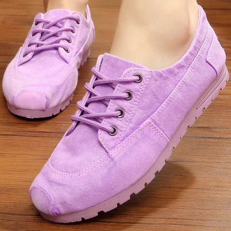 Walk Women Fashion Canvas Casual Shoes Lacing Platform Candy-colored Out-door Washed Cloth Shoes 40 лавандовий
Walk Women Fashion Canvas Casual Shoes Lacing Platform Candy-colored Out-door Washed Cloth Shoes 40 лавандовий