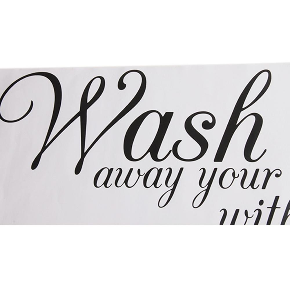 Наклейки на стену смойте ваши проблемы, водонепроницаемые съемные виниловые наклейки на стену
Наклейки на стену смойте ваши проблемы, водонепроницаемые съемные виниловые наклейки на стену