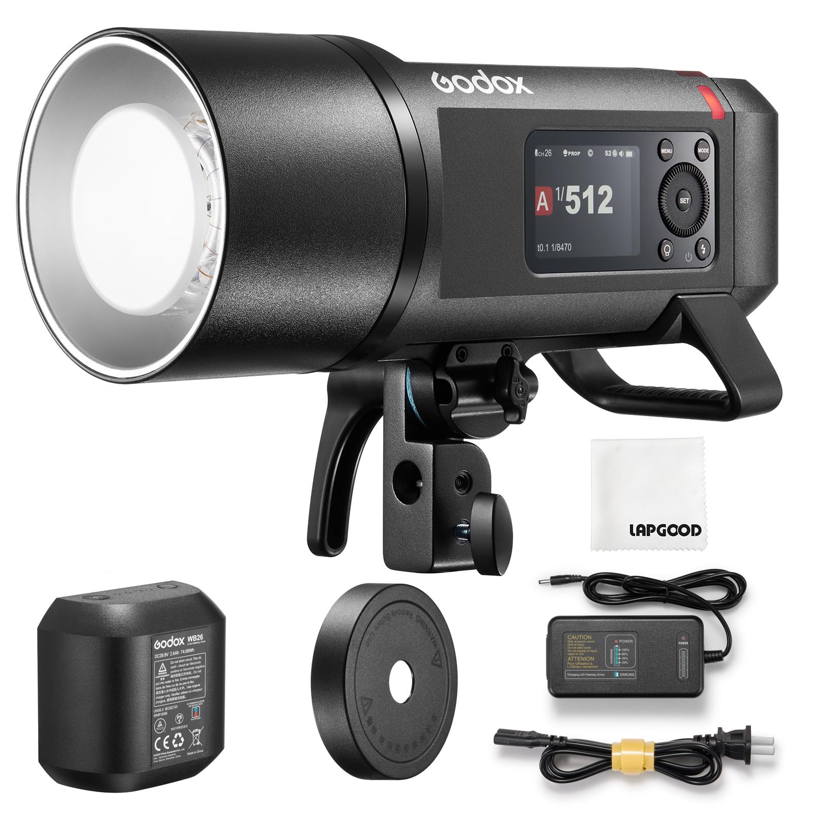 Godox AD600PRO II 600W Flash Professional Bowens High Speed Sync with X3 Trigger 40W Dual Color Modeling Light - Mount, Sync, One-Tap -
Godox AD600PRO II 600W Flash Professional Bowens High Speed Sync with X3 Trigger 40W Dual Color Modeling Light - Mount, Sync, One-Tap -