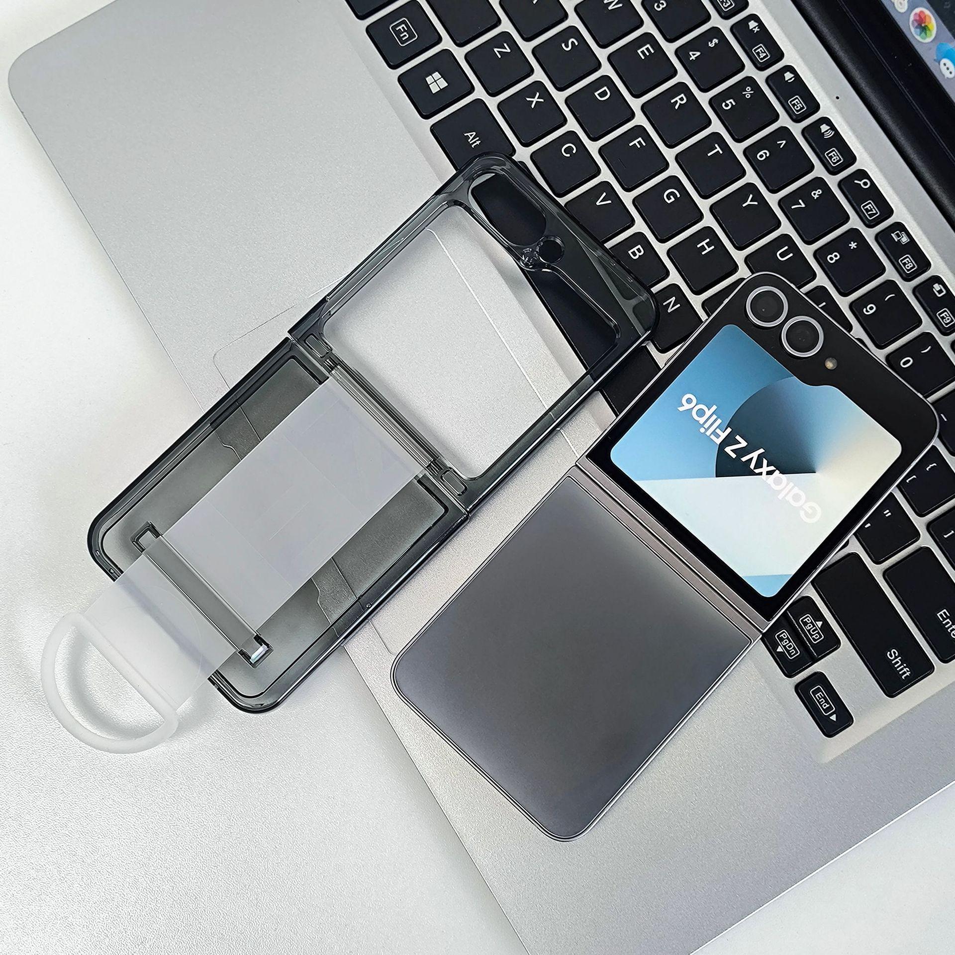 Подходит для чехла для мобильного телефона Samsung Galaxy Z FLIP6, складной карман для карт, кольцо-браслет, прозрачный пылезащитный чехол из ТПУ Samsung Z FLIP5
Подходит для чехла для мобильного телефона Samsung Galaxy Z FLIP6, складной карман для карт, кольцо-браслет, прозрачный пылезащитный чехол из ТПУ Samsung Z FLIP5