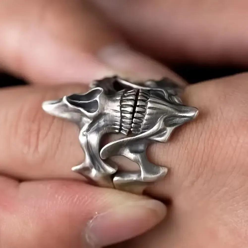 Skull Mask Punk Ring Style Opening Adjustable Finger for Men Rings resizable
Skull Mask Punk Ring Style Opening Adjustable Finger for Men Rings resizable