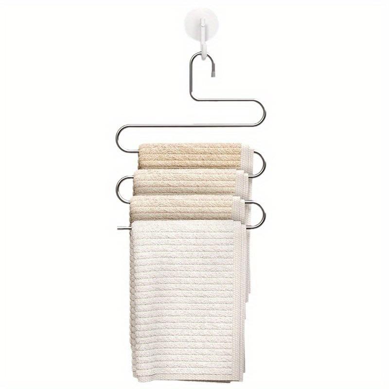 Вешалки для одежды из нержавеющей стали S-образной формы, вешалки для хранения брюк, стойка для хранения одежды, многослойная вешалка для одежды
Вешалки для одежды из нержавеющей стали S-образной формы, вешалки для хранения брюк, стойка для хранения одежды, многослойная вешалка для одежды