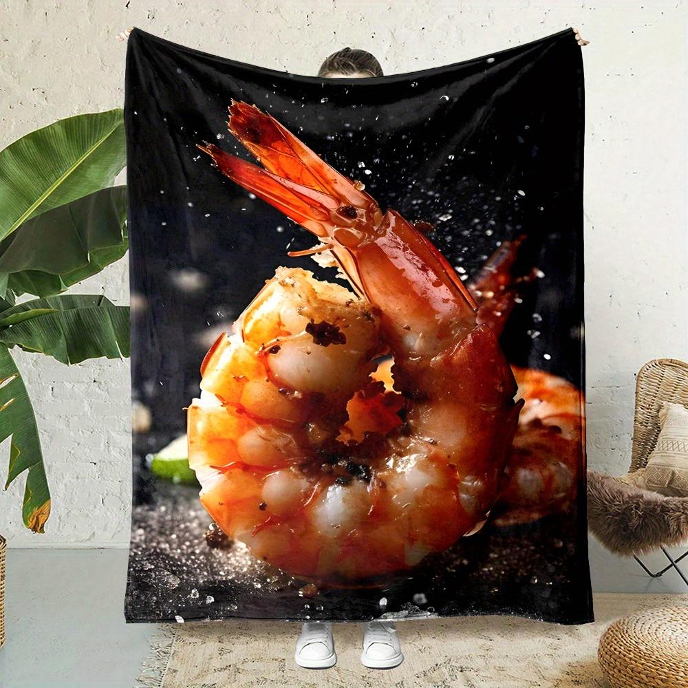 Seafood Shrimp Pattern Flannel printed blanket suitable for all seasons suitable for living room office sofa and travel 75x100cm
Seafood Shrimp Pattern Flannel printed blanket suitable for all seasons suitable for living room office sofa and travel 75x100cm