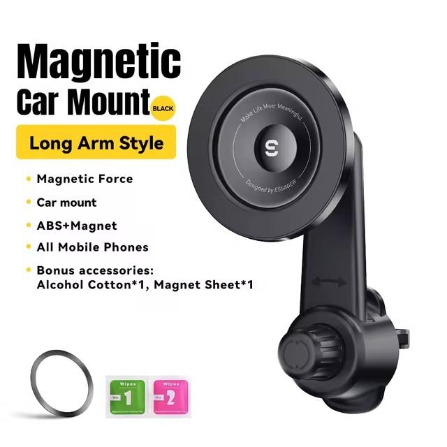 Essager Магнитный автомобильный держатель для телефона Подставка 360 ° C Полное вращение Для Magsafe iPhone 15 14 13 12 Android телефонов Long Arm Model чёрный
Essager Магнитный автомобильный держатель для телефона Подставка 360 ° C Полное вращение Для Magsafe iPhone 15 14 13 12 Android телефонов Long Arm Model чёрный