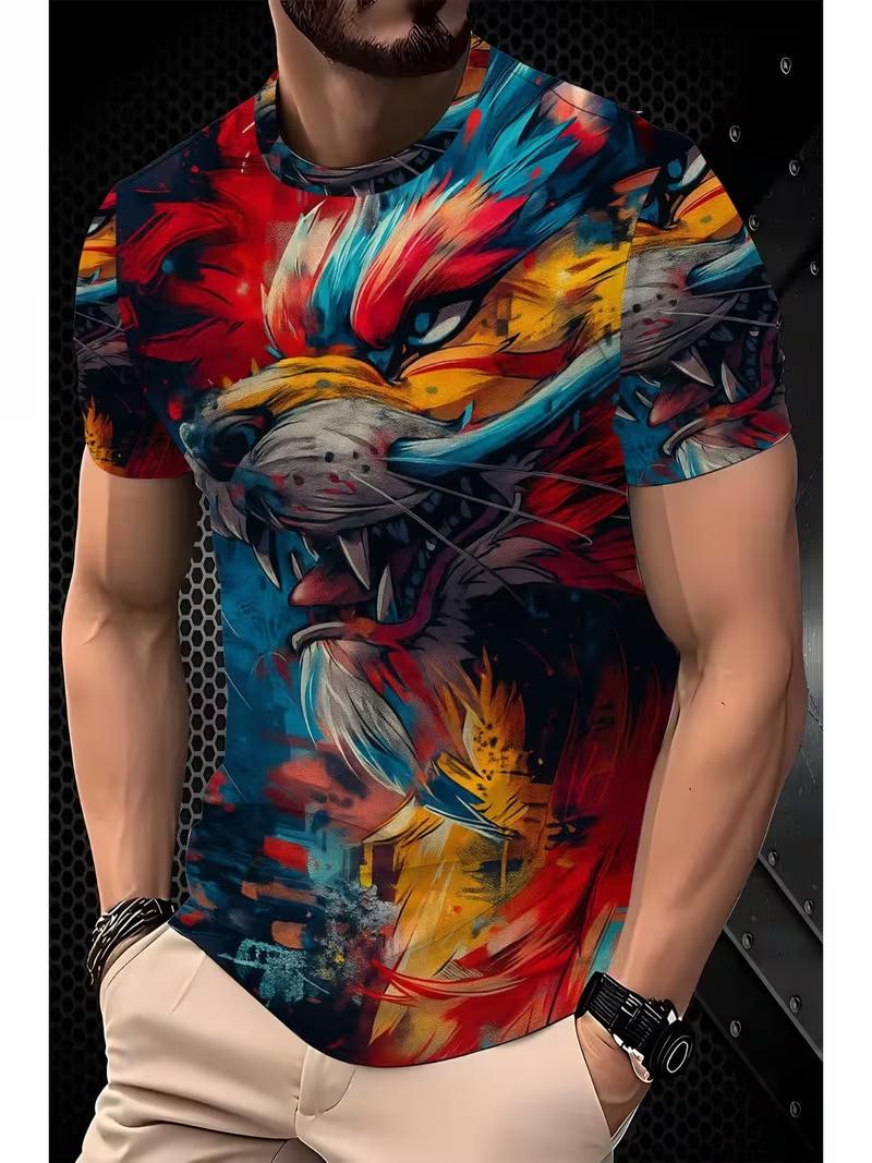 Men s Retro 3D Graphic Print T-Shirt - Perfect for Daily Wear and Vacation S
Men s Retro 3D Graphic Print T-Shirt - Perfect for Daily Wear and Vacation S