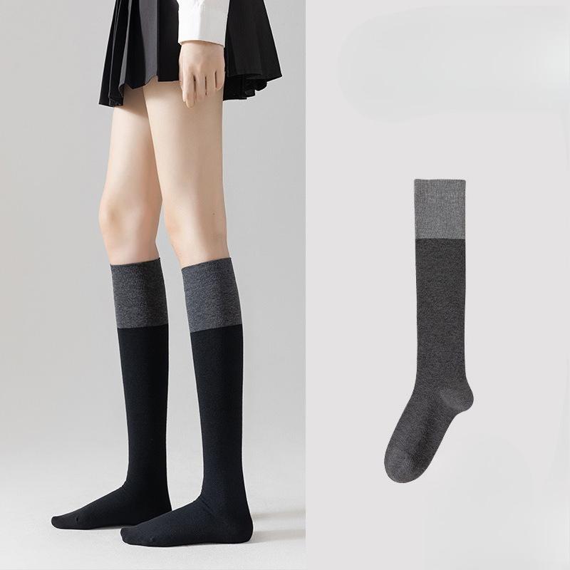 Female Spring and Autumn Pure Color Match Color Show Thin Leg Socks 1 pair
Female Spring and Autumn Pure Color Match Color Show Thin Leg Socks 1 pair