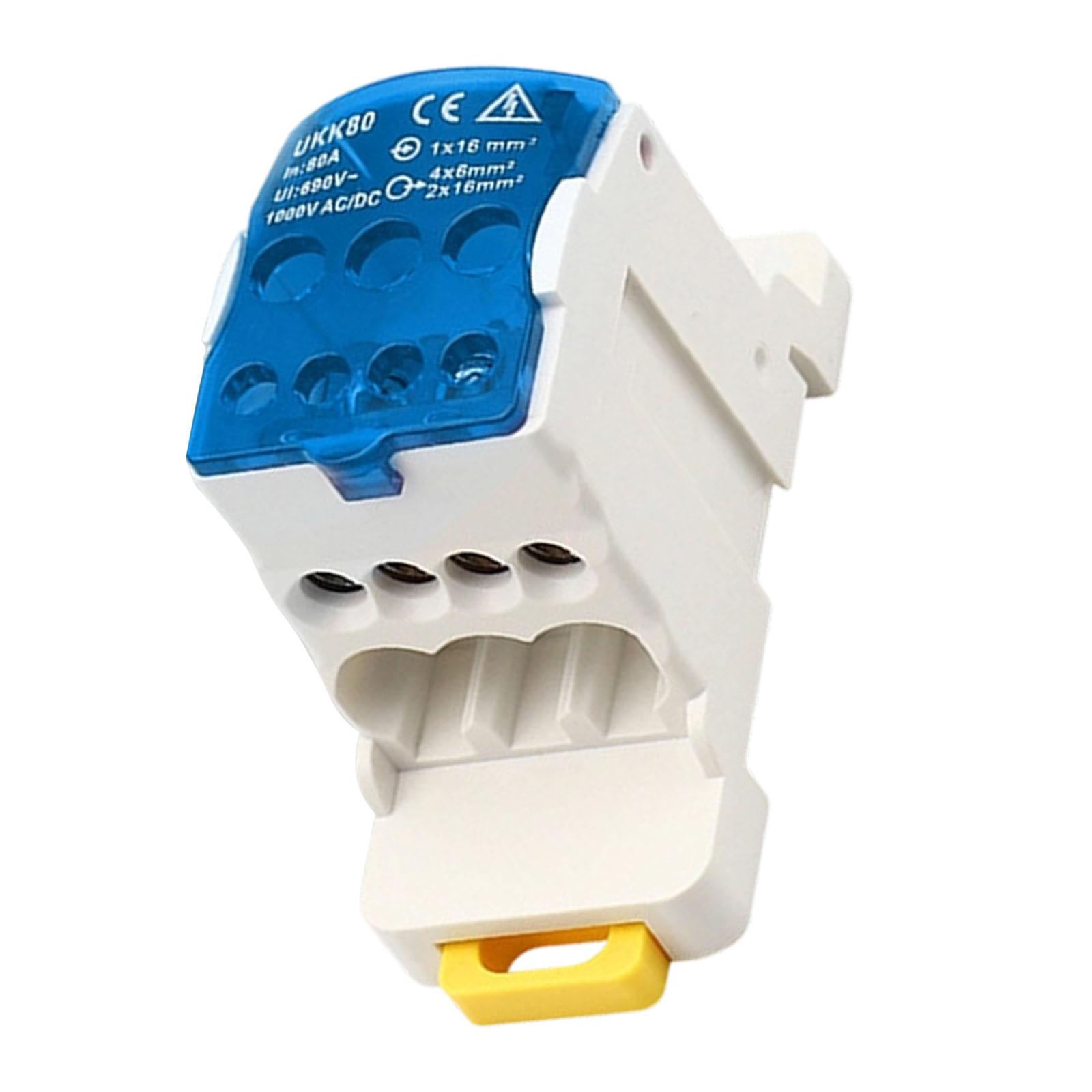 Easy Mount Junction Box 8 Channel Brass Connectors Sturdy Plastic Materials DIN Rail Compatible Electrical Splitters
Easy Mount Junction Box 8 Channel Brass Connectors Sturdy Plastic Materials DIN Rail Compatible Electrical Splitters