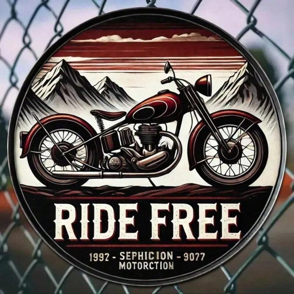 Vintage Motorcycle Metal Tin Sign 8 Inch Round Aluminum Wall Decor for Garage Man Cave Bar Home Club різнокольоровий
Vintage Motorcycle Metal Tin Sign 8 Inch Round Aluminum Wall Decor for Garage Man Cave Bar Home Club різнокольоровий