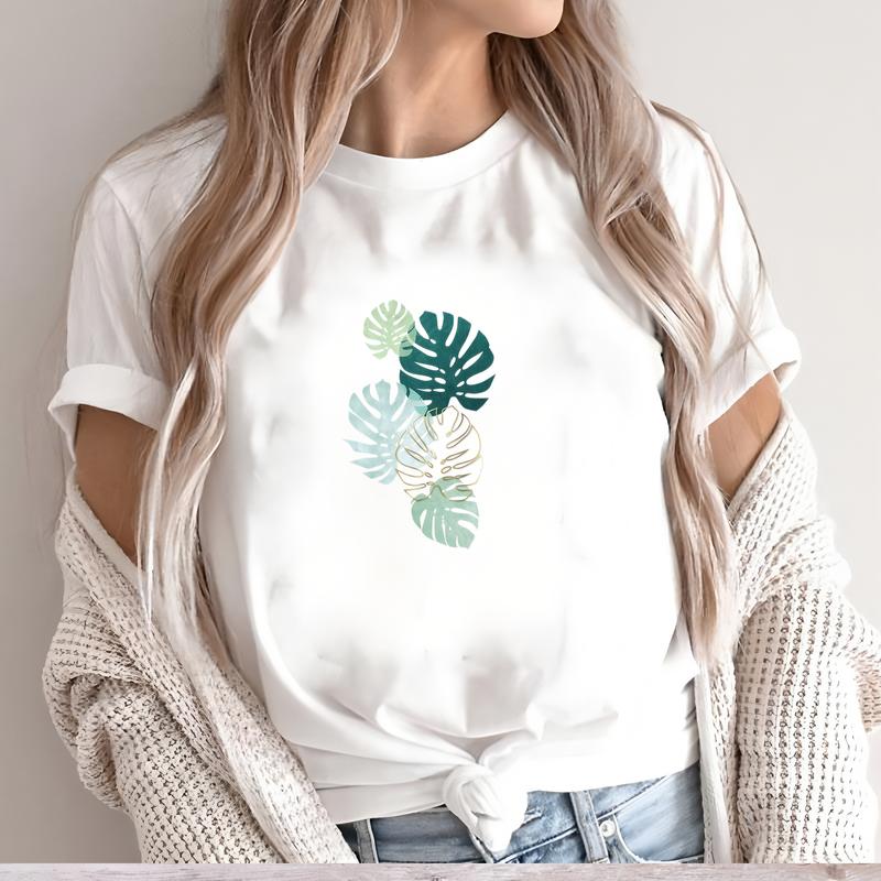 Футболка с коротким рукавом и модными милыми узорами, идеально подходящая для женского летнего образа. 5XL
Футболка с коротким рукавом и модными милыми узорами, идеально подходящая для женского летнего образа. 5XL