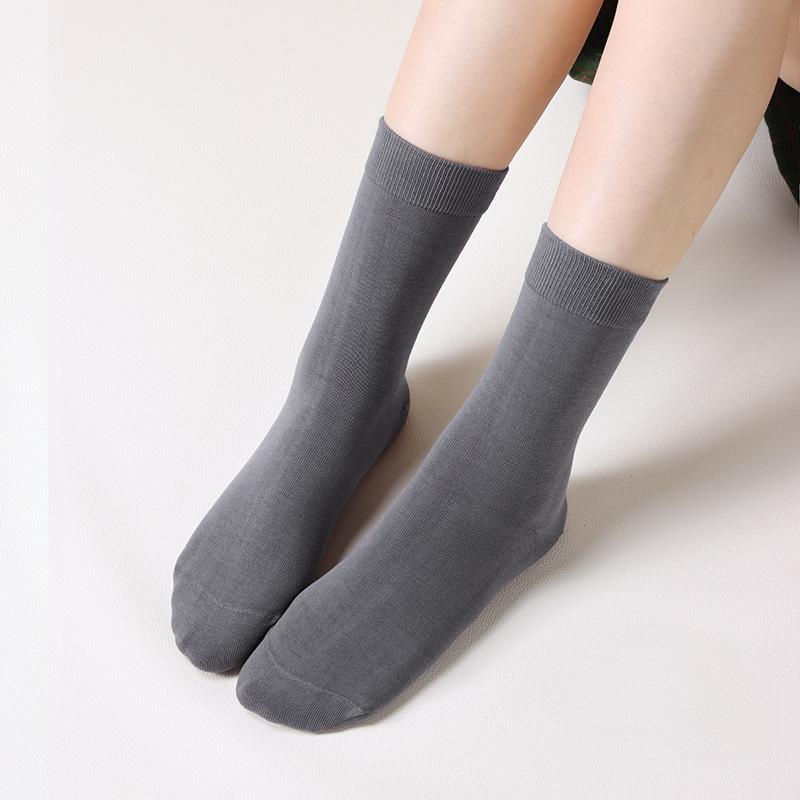 Женские осенне-зимние повседневные носки-трубы из чистого хлопка без косточек, антибактериальные, не скатывающиеся 1 pair серый
Женские осенне-зимние повседневные носки-трубы из чистого хлопка без косточек, антибактериальные, не скатывающиеся 1 pair серый