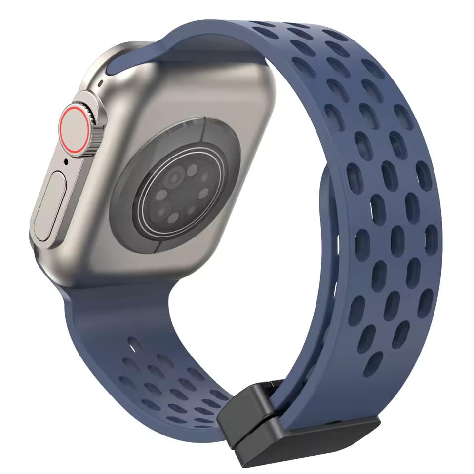 Sports Soft Silicone Magnetic Strap For Apple Watch Band Ultra 3 49mm Bracelet for iWatch Series 11 10 9 8 7 6 SE 5 4 3 45mm 41mm 38mm 46mm 42mm 44mm Series11/10 46mm
Sports Soft Silicone Magnetic Strap For Apple Watch Band Ultra 3 49mm Bracelet for iWatch Series 11 10 9 8 7 6 SE 5 4 3 45mm 41mm 38mm 46mm 42mm 44mm Series11/10 46mm