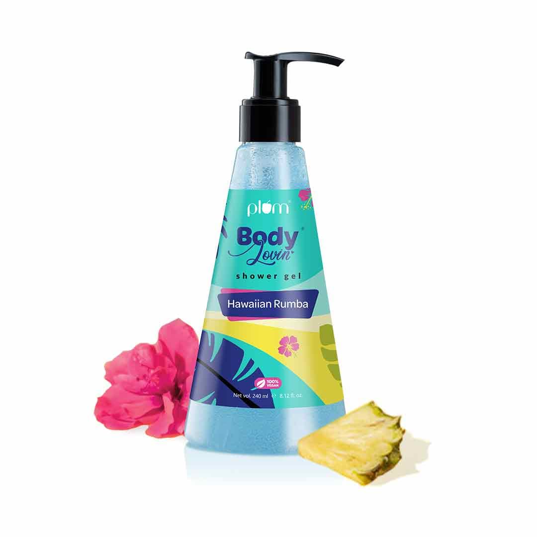 Plum Bodylovin Hawaiian Rumba Shower Gel 240ml Pack of 1 | SLS-Free Body Wash for Soft Smooth Skin
Plum Bodylovin Hawaiian Rumba Shower Gel 240ml Pack of 1 | SLS-Free Body Wash for Soft Smooth Skin