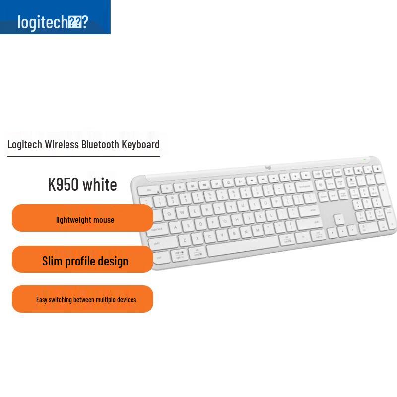 Logitech MK950 Wireless Bluetooth Keyboard and Mouse Combo
Logitech MK950 Wireless Bluetooth Keyboard and Mouse Combo