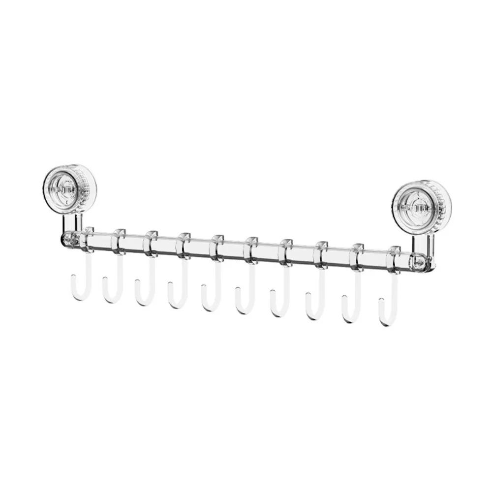 Plastic Material Suction Cup Towel Holder With Hooks Space-Saving Design Wall Mounted Towel Rack Practical Detachable прозорий
Plastic Material Suction Cup Towel Holder With Hooks Space-Saving Design Wall Mounted Towel Rack Practical Detachable прозорий