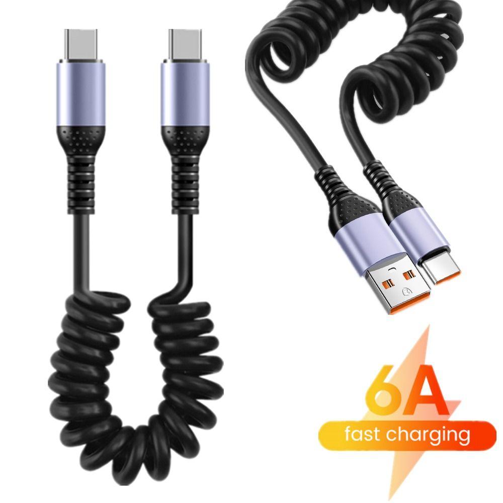 Выдвижной USB-кабель для зарядки Type C от 25 см до 1 м, кабель USB C - Type C для iPhone, автомобильный внешний аккумулятор
Выдвижной USB-кабель для зарядки Type C от 25 см до 1 м, кабель USB C - Type C для iPhone, автомобильный внешний аккумулятор