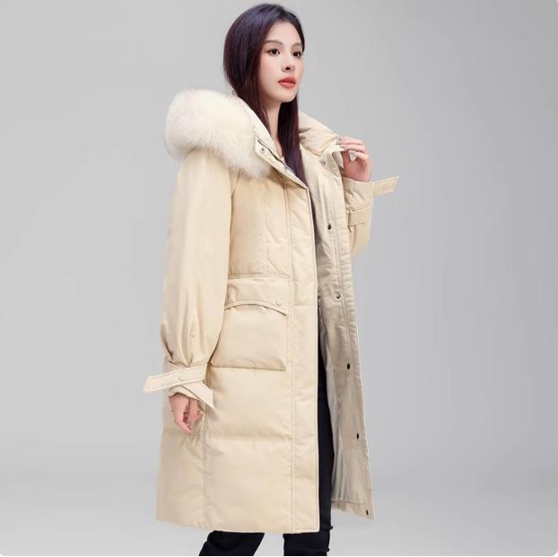 Women s Korean Style Mid-Length Winter Down Jacket with Fox Fur Collar M (105-120 lbs)
Women s Korean Style Mid-Length Winter Down Jacket with Fox Fur Collar M (105-120 lbs)
