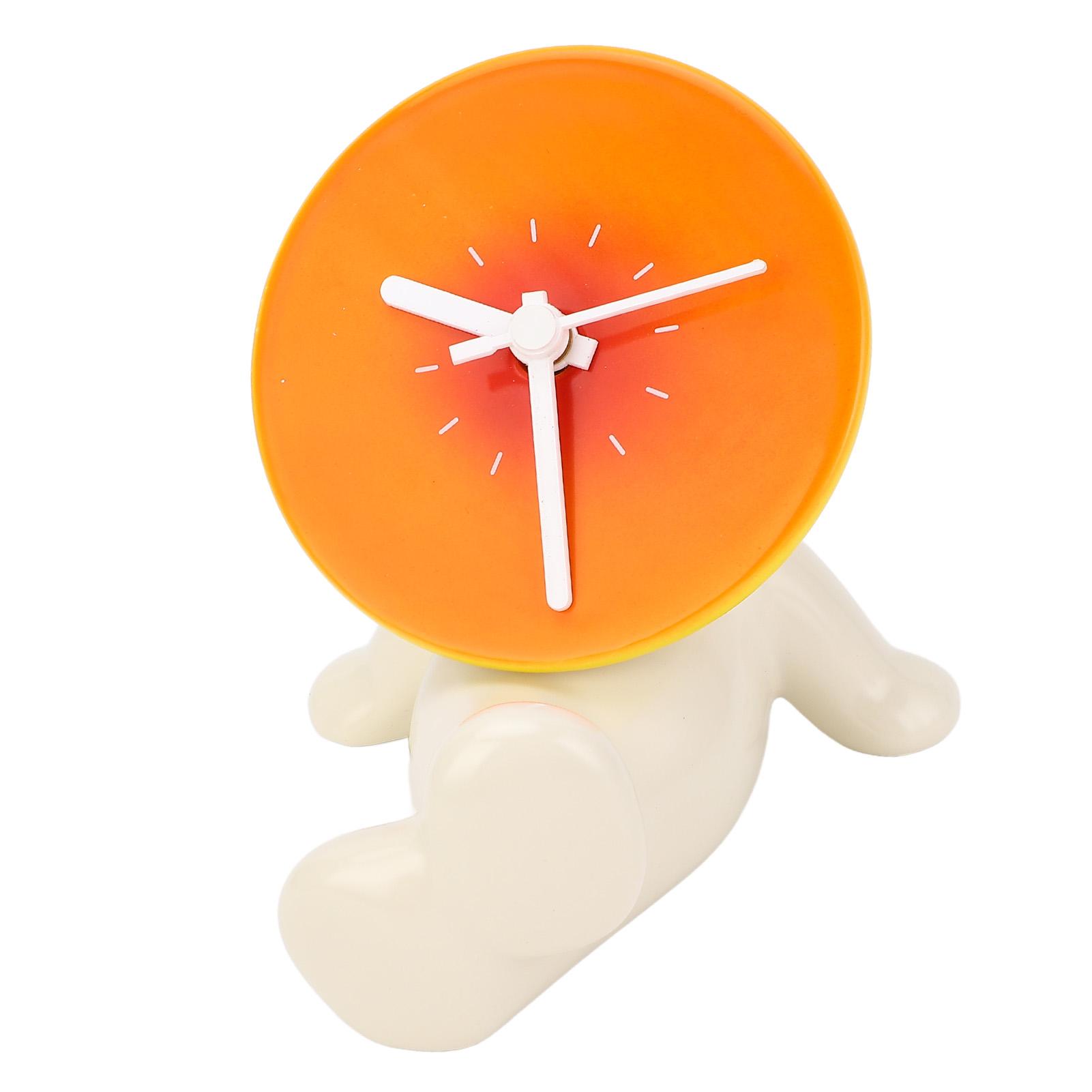 Quiet Ceramics Table Clock with Cute Sunset Statue Figure Battery Operated Desktop Clock Ornament for Living Room
Quiet Ceramics Table Clock with Cute Sunset Statue Figure Battery Operated Desktop Clock Ornament for Living Room