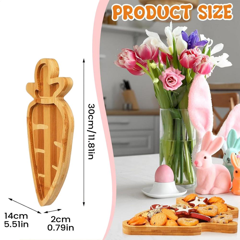 Easter Serving Dishes Cute Display Serveware Carrot Bunny Serving Platter Party Tray For Food Dessert Cookie Cake Fruit Snack
Easter Serving Dishes Cute Display Serveware Carrot Bunny Serving Platter Party Tray For Food Dessert Cookie Cake Fruit Snack