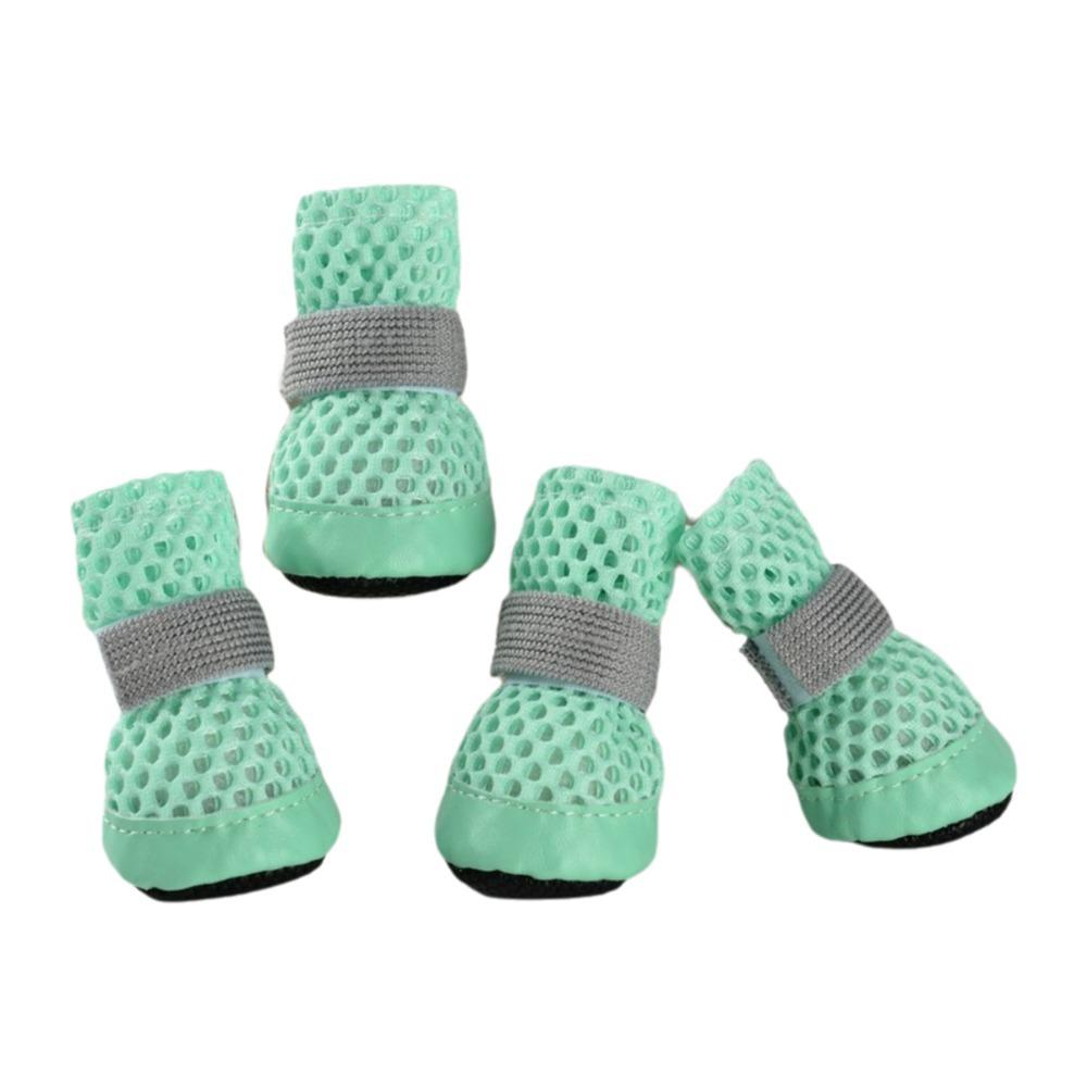 4PCS/SET Breathable Dog Mesh Shoes Wear Resistant Soft Puppy Boots Anti-Slip Comfortable Puppy Protective Footwear For Dogs Cats (Green,S) зелений
4PCS/SET Breathable Dog Mesh Shoes Wear Resistant Soft Puppy Boots Anti-Slip Comfortable Puppy Protective Footwear For Dogs Cats (Green,S) зелений