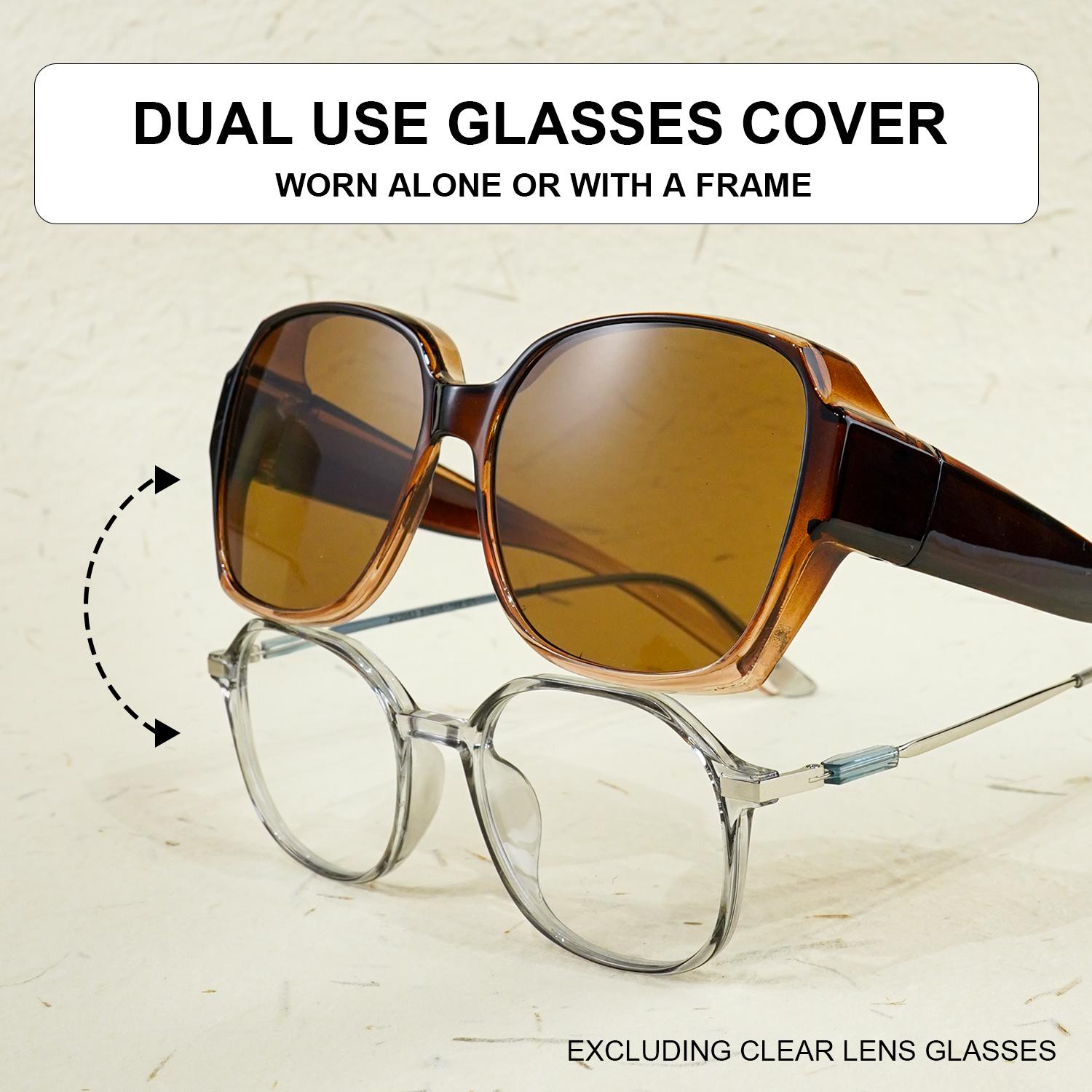 Fit-Over Glasses Retro Oversized Square Night Vision Sunglasses, V400 Protection, Stylish for Outdoor Sports Driving
Fit-Over Glasses Retro Oversized Square Night Vision Sunglasses, V400 Protection, Stylish for Outdoor Sports Driving