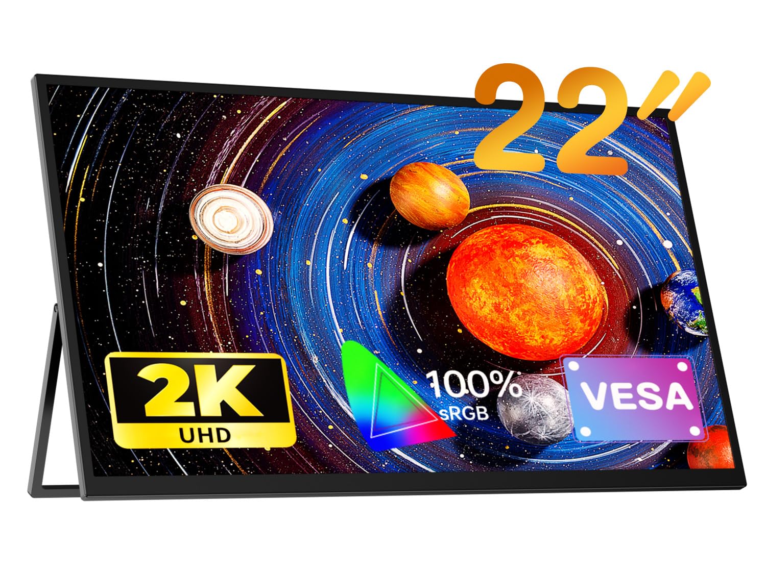 UPERFCET Мобільний монітор 22 дюйми Мобільний дисплей 2K Портативний монітор Сумісний з VESA Портативний монітор Великий екран Матовий Широка колірна гама Великий Саб чорний
UPERFCET Мобільний монітор 22 дюйми Мобільний дисплей 2K Портативний монітор Сумісний з VESA Портативний монітор Великий екран Матовий Широка колірна гама Великий Саб чорний