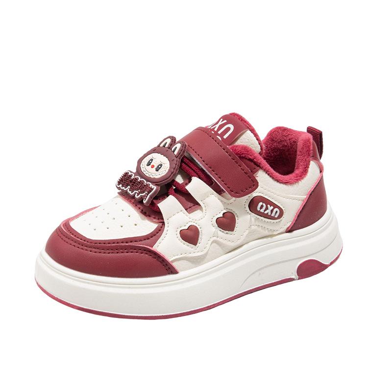 Kids Fleece-Lined Cartoon Canvas Shoes with Velcro, Thick Flat Bottom, for Small/Medium Children, Toddlers. 28 червоний
Kids Fleece-Lined Cartoon Canvas Shoes with Velcro, Thick Flat Bottom, for Small/Medium Children, Toddlers. 28 червоний