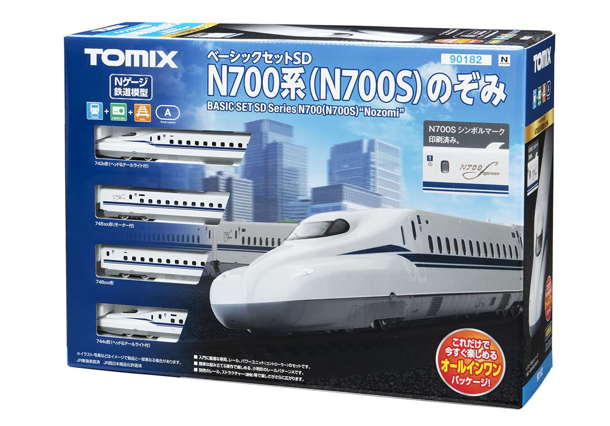 Tomytec TOMIX N Gauge Basic Set SD N700 Series (N700S) Nozomi 90182 Railway Model Introductory Set White
Tomytec TOMIX N Gauge Basic Set SD N700 Series (N700S) Nozomi 90182 Railway Model Introductory Set White