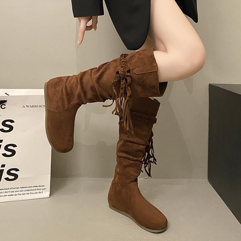 Ретро ковбойские сапоги женские 2025 весна и осень новые длинные сапоги на толстой подошве с увеличением роста универсальные высокие сапоги 40 темно-коричневого
Ретро ковбойские сапоги женские 2025 весна и осень новые длинные сапоги на толстой подошве с увеличением роста универсальные высокие сапоги 40 темно-коричневого