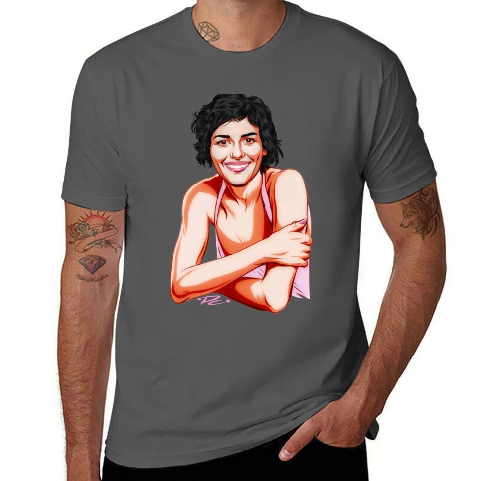 Audrey Tautou - An illustration by Paul Cemmick T-Shirt t shirt for man man t shirt cotton anime tshirt T-Shirt 4XL
Audrey Tautou - An illustration by Paul Cemmick T-Shirt t shirt for man man t shirt cotton anime tshirt T-Shirt 4XL