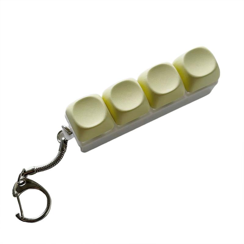 Брелок з клавіатурою для зняття стресу Іграшка з 4/9 кнопками Розслаблююча та тиха Механічна клавіатура Легко знімати Переналаштовувати жовтий
Брелок з клавіатурою для зняття стресу Іграшка з 4/9 кнопками Розслаблююча та тиха Механічна клавіатура Легко знімати Переналаштовувати жовтий