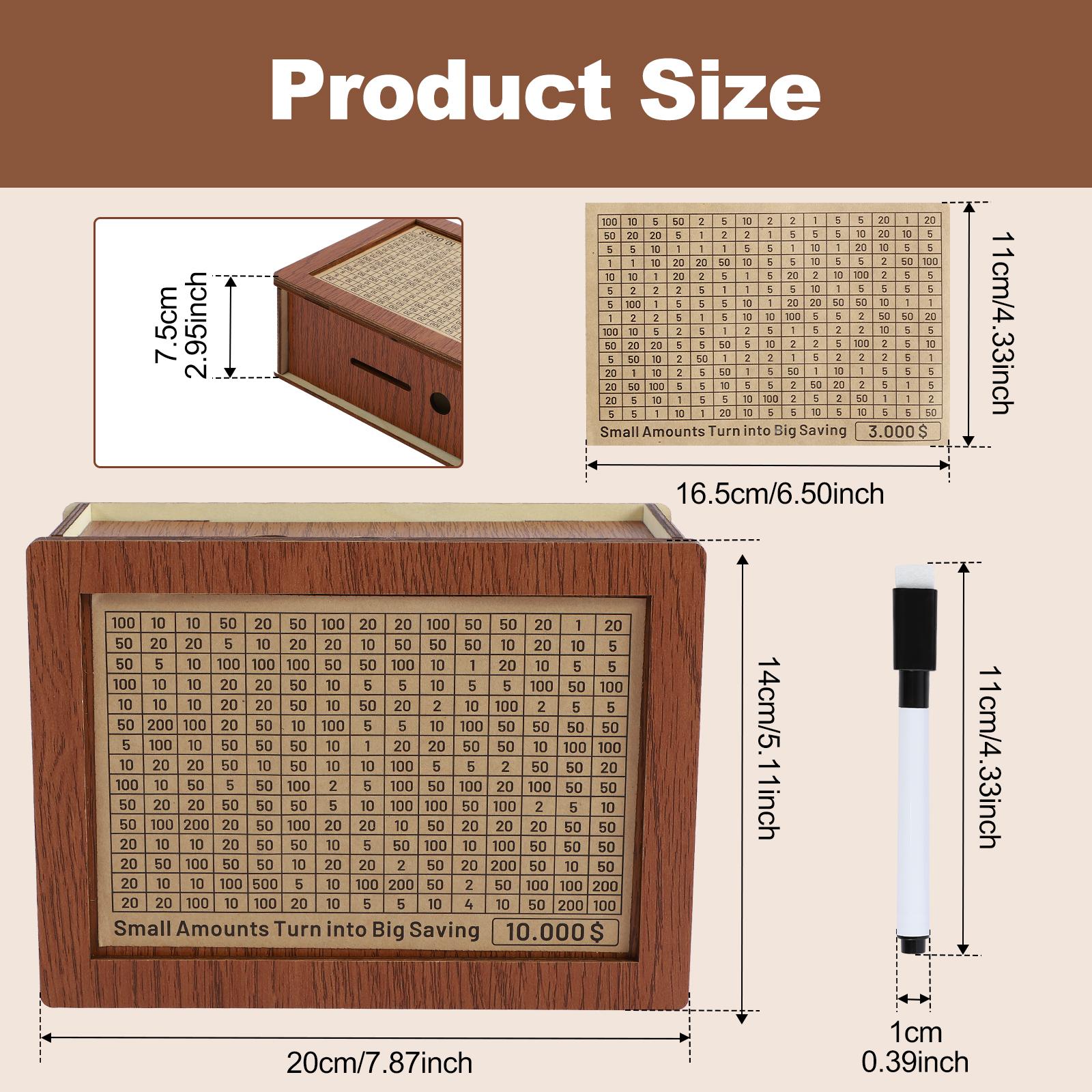 Копилка для денег, деревянная копилка, копилка со счетчиком, копилка для денег, копилка для денег, ретро-украшение для дома, новогодние подарки
Копилка для денег, деревянная копилка, копилка со счетчиком, копилка для денег, копилка для денег, ретро-украшение для дома, новогодние подарки