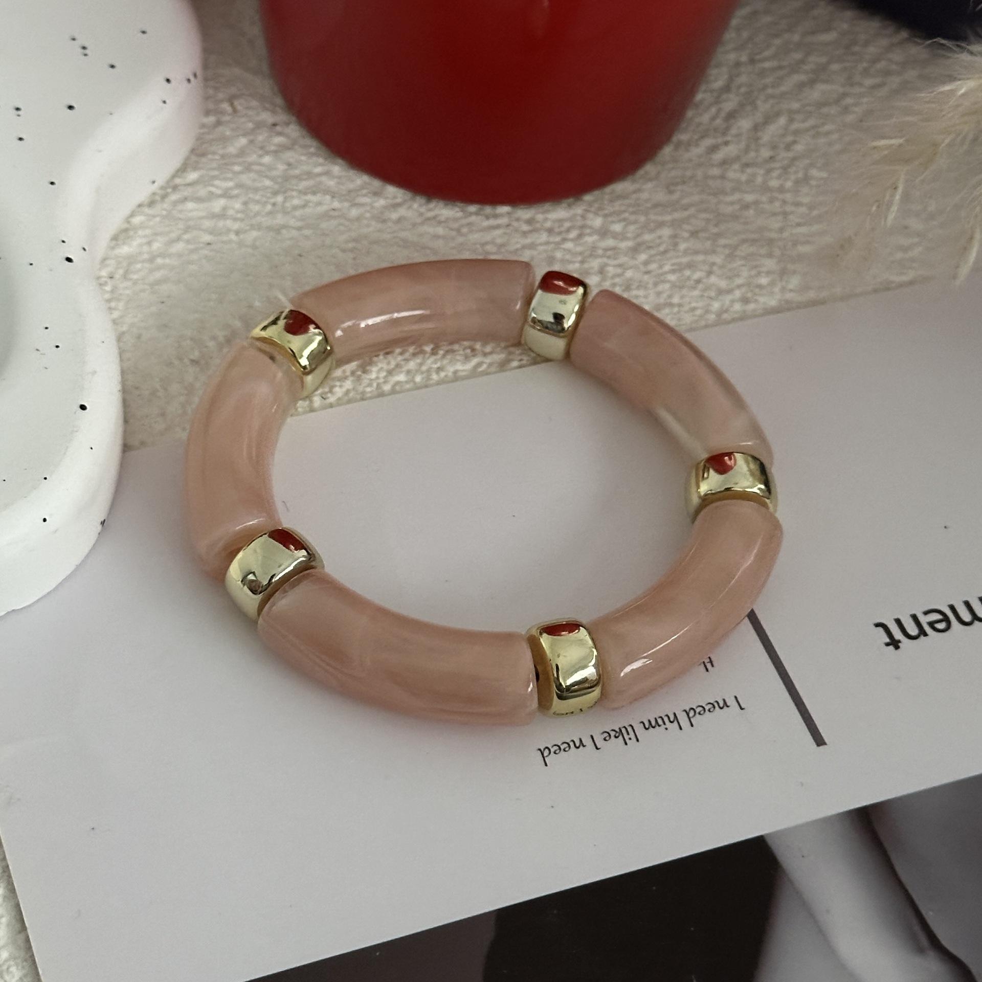 11 Style Exaggeration Woman Bracelets for Women Vintage Gradient Pink Acrylic Bangles Jewelry Fashion Geometric Pulseras Mujer
11 Style Exaggeration Woman Bracelets for Women Vintage Gradient Pink Acrylic Bangles Jewelry Fashion Geometric Pulseras Mujer