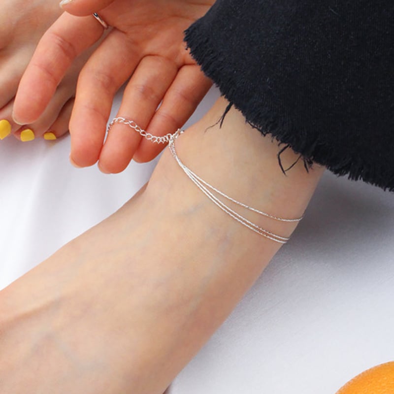 Madin`Ly Line anklet Silver
Madin`Ly Line anklet Silver