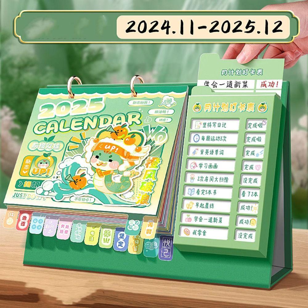 Календарь «Змея Капибара 2025» в китайском стиле, органайзер для повесток дня, настольный календарь-колесо, декор Deer
Календарь «Змея Капибара 2025» в китайском стиле, органайзер для повесток дня, настольный календарь-колесо, декор Deer