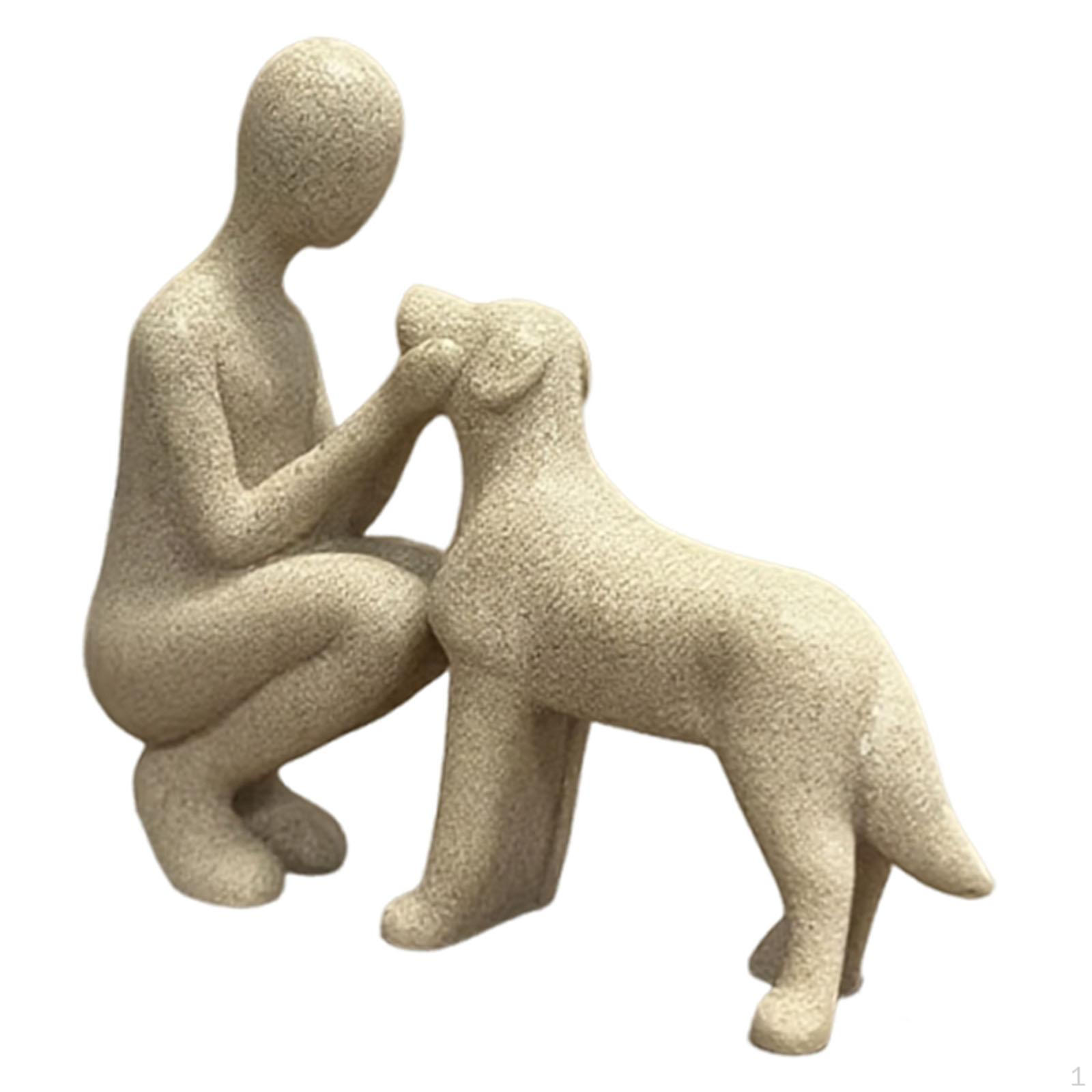 Decorative Desktop Figurine Featuring A Human Figure And Pet. Versatile Adorable Design for бежевий
Decorative Desktop Figurine Featuring A Human Figure And Pet. Versatile Adorable Design for бежевий