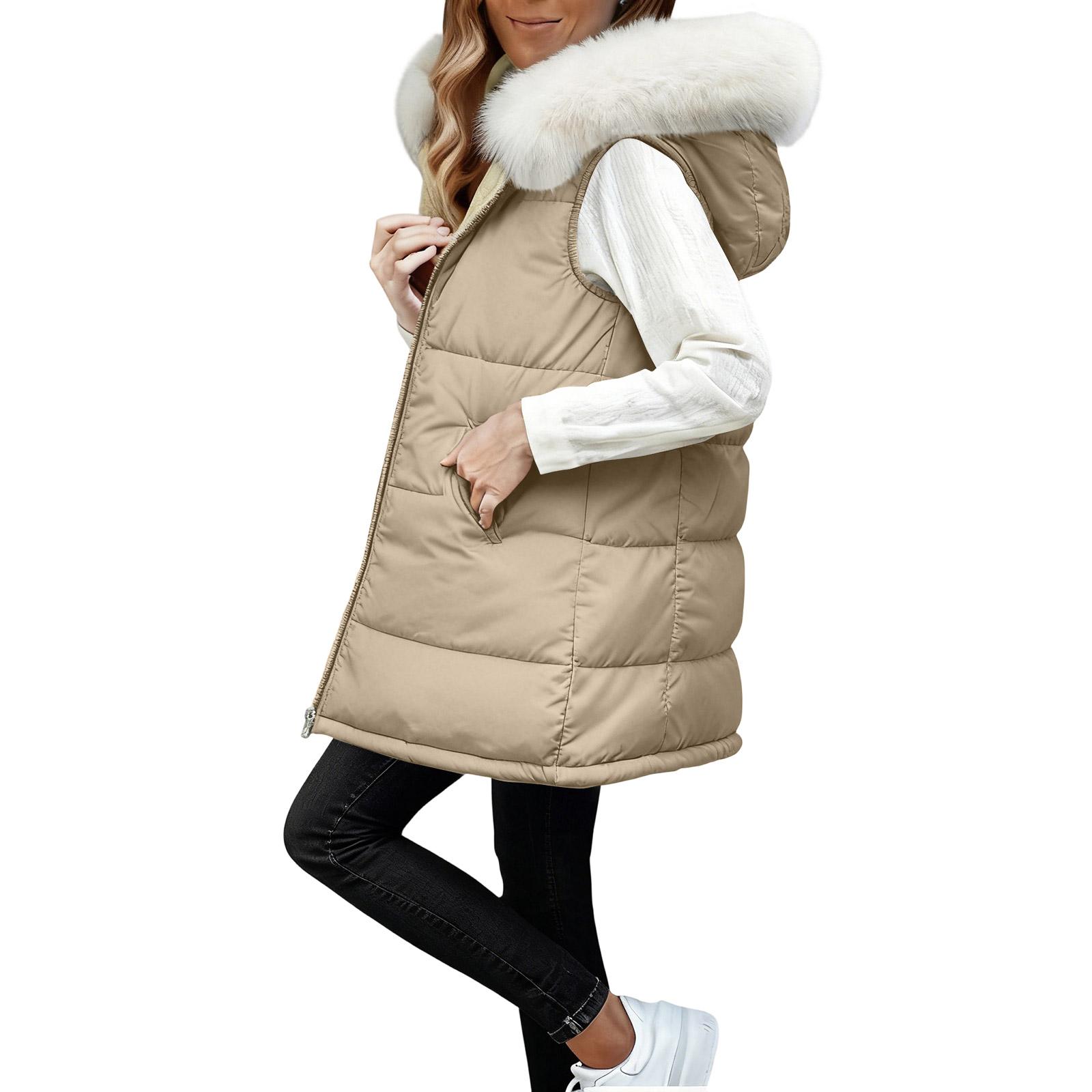 Women s Long Vest Plain Sleeveless Hood Winter Vest Outwear Jacket Lightweight Warm Coat Outerwear XL
Women s Long Vest Plain Sleeveless Hood Winter Vest Outwear Jacket Lightweight Warm Coat Outerwear XL