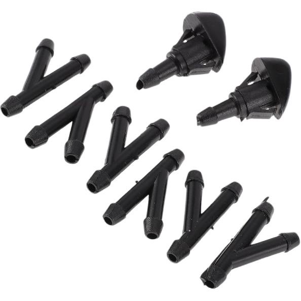 Windshield Washer Nozzle for Honda Civic 1987-2005 Front W/ 6 Pcs Y Hose Connector Car 76810SWAE01 Black Plastic 1 Set Benefit
Windshield Washer Nozzle for Honda Civic 1987-2005 Front W/ 6 Pcs Y Hose Connector Car 76810SWAE01 Black Plastic 1 Set Benefit