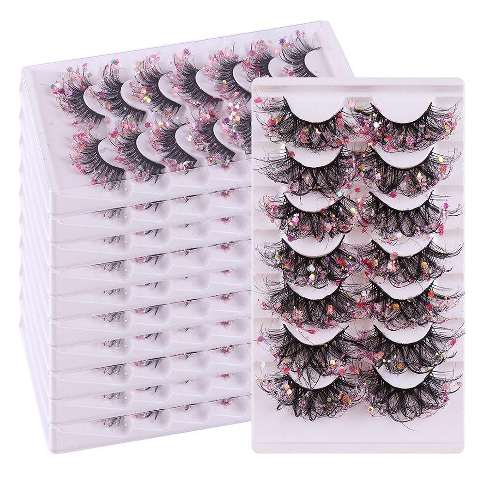 Eyelashes Party Glitter Lashes Night Luminous False Eyelashes Colored Lashes Faux Mink Lashes 
Eyelashes Party Glitter Lashes Night Luminous False Eyelashes Colored Lashes Faux Mink Lashes