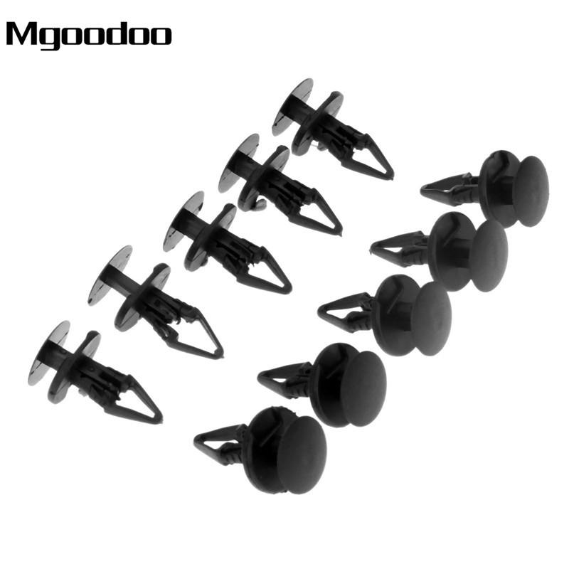 50Pcs Car Fender 6.3mm Hole Size Black Fastener Fastener Back Push Type Rivet Auto Fixed Clamps Trim Back Fastener Car Parts
50Pcs Car Fender 6.3mm Hole Size Black Fastener Fastener Back Push Type Rivet Auto Fixed Clamps Trim Back Fastener Car Parts