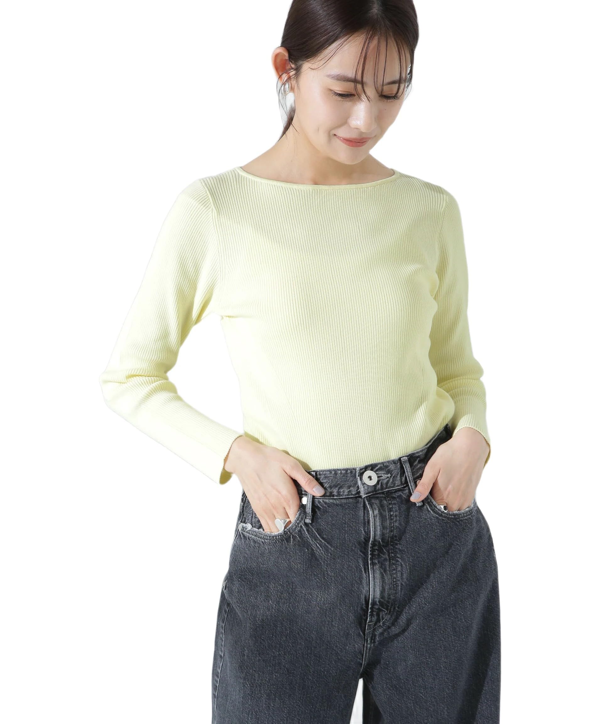 Nano Universe Washable High Twist Boat Neck Rib Size M Yellow Knit, Women s, (061), (669-5122302)
Nano Universe Washable High Twist Boat Neck Rib Size M Yellow Knit, Women s, (061), (669-5122302)