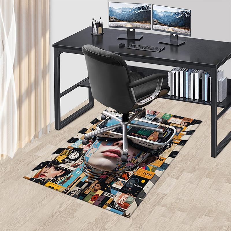 1pc Virtual Reality VR Headset Chair Mat - Festive Gift for Office Chairs, Universal Fit for Home Decor, Living Room, Bedroom, Game Room, Non-Slip Car 60cm by 90cm
1pc Virtual Reality VR Headset Chair Mat - Festive Gift for Office Chairs, Universal Fit for Home Decor, Living Room, Bedroom, Game Room, Non-Slip Car 60cm by 90cm