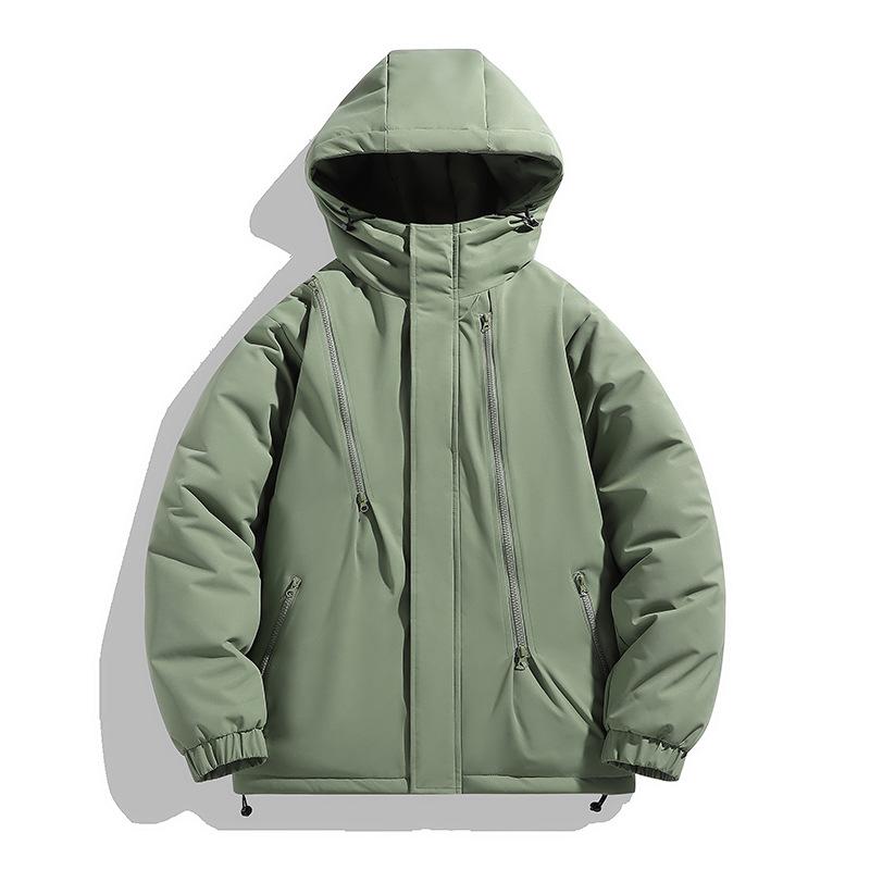 Куртка для пары хлопковая куртка мужская зимняя ветрозащитная водонепроницаемая теплая утолщенная хлопковая куртка куртка зимняя модная трендовая хлопковая одежда 3XL
