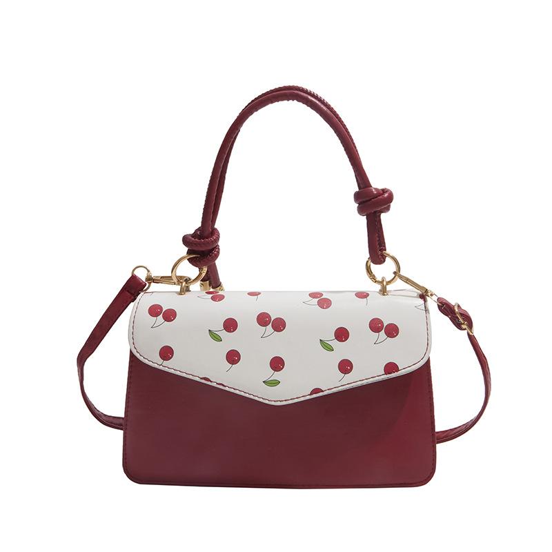 Small fresh cherry fashion spring splicing new trendy sweet portable messenger small square bag woman червоний
Small fresh cherry fashion spring splicing new trendy sweet portable messenger small square bag woman червоний